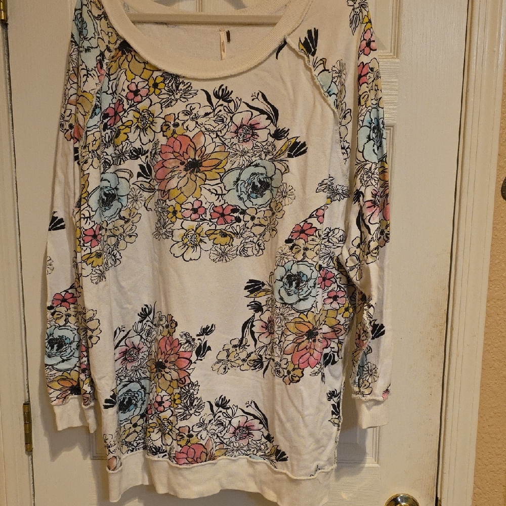 Free People Oversized Sweatshirt